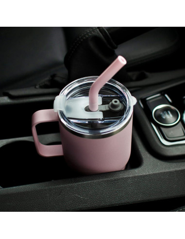 Taza Aislada Sursip 24 oz Acero Inoxidable Doble Pared Negro