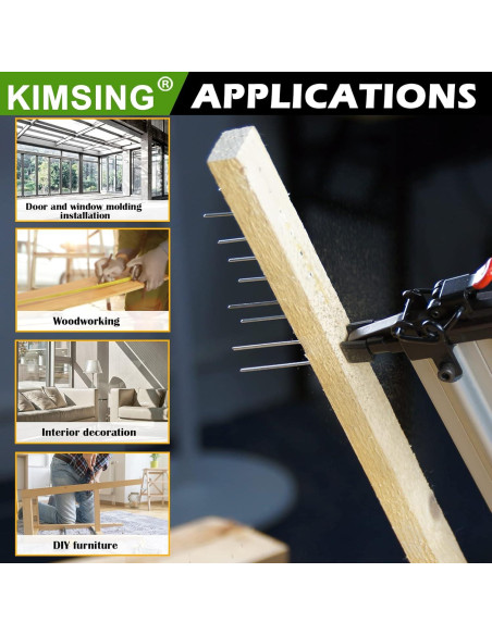 Clavos Brad Galvanizados 18GA 12mm 5000 Piezas KIMSING