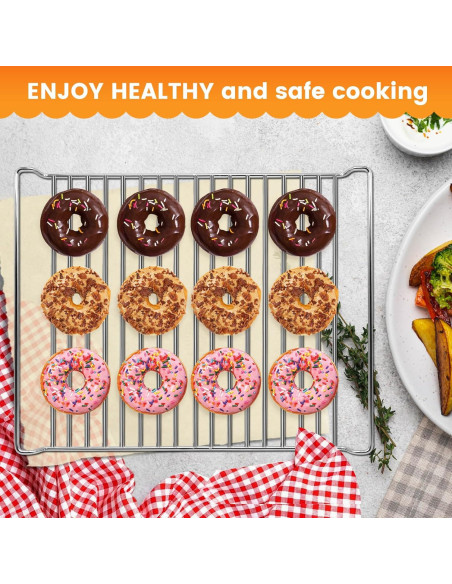 Rejilla para Freidora de Aire Cuisinart TOA-95 Acero Inoxidable 36.8x29.7cm