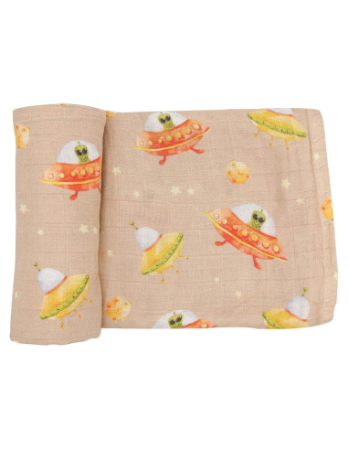 Manta de Envoltura Muselina immispace 120x120 cm Algodón Orgánico