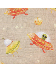 Manta de Envoltura Muselina immispace 120x120 cm Algodón Orgánico 2