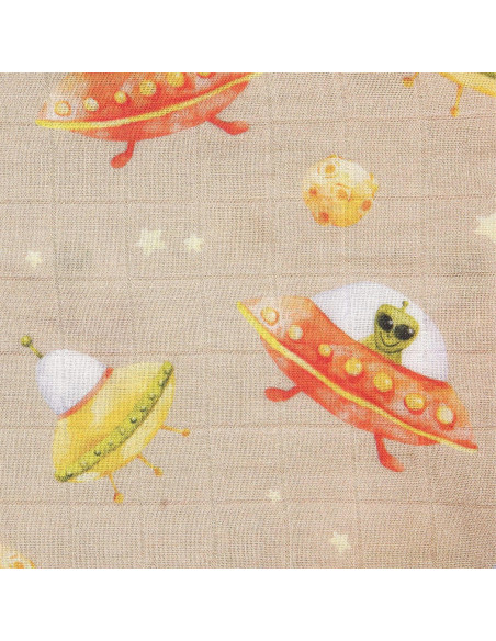 Manta de Envoltura Muselina immispace 120x120 cm Algodón Orgánico