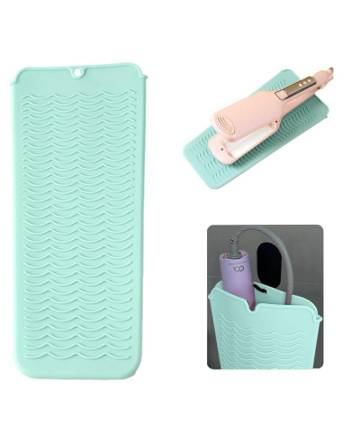 Alfombrilla de Silicona Resistente al Calor uorneri Verde 28.5x13.5cm