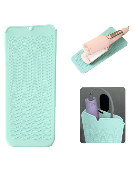 Alfombrilla de Silicona Resistente al Calor uorneri Verde 28.5x13.5cm