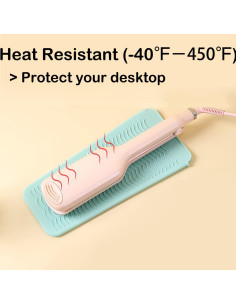 Alfombrilla de Silicona Resistente al Calor uorneri Verde 28.5x13.5cm 2