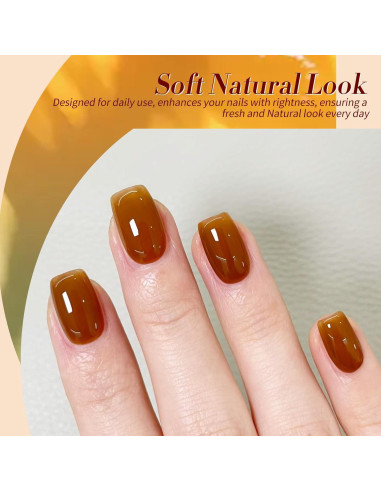 Kit de Esmalte de Uñas de Gel BORN PRETTY 6x7ml Colores Otoño