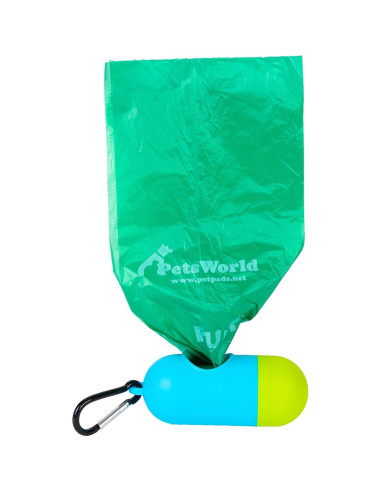 Bolsas de Poop Biodegradables PETSWORLD 1000 Rollos Aroma Pepino