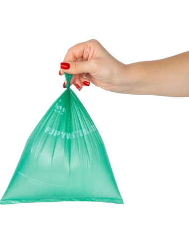 Bolsas de Poop Biodegradables PETSWORLD 1000 Rollos Aroma Pepino