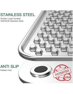 Alfombrilla de Lamer Grande Techphardo Acero Inoxidable 24.5cm 2