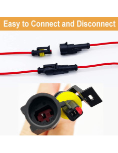 Kit de 10 Conectores Eléctricos Impermeables 1 Pin 16 AWG Twippo 2