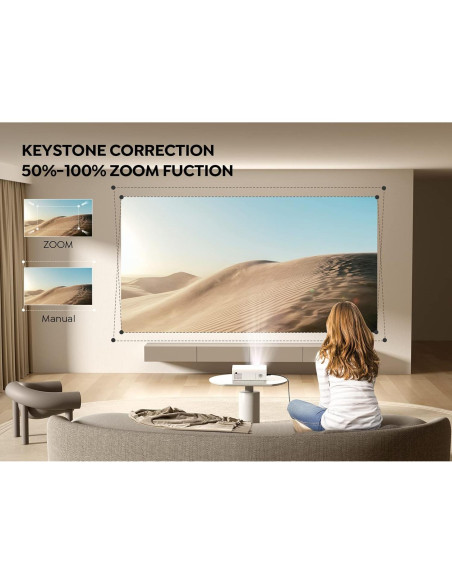 Proyector Mini YABER V5 2023 1080P WiFi Bluetooth 9500L