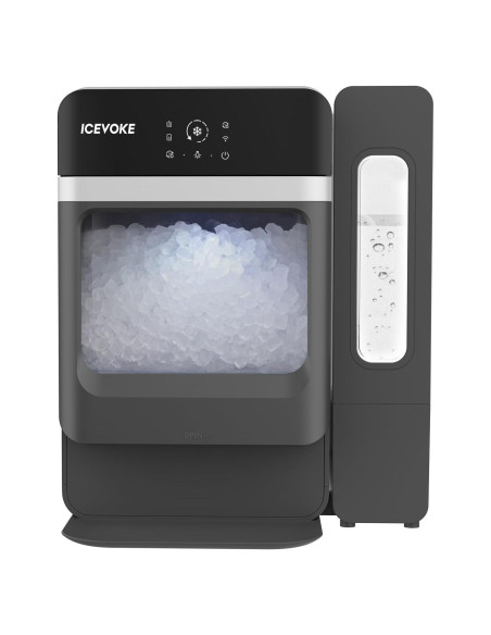 Fabricador de Hielo Nugget ICEVOKE 34 kg/día Autolimpiante