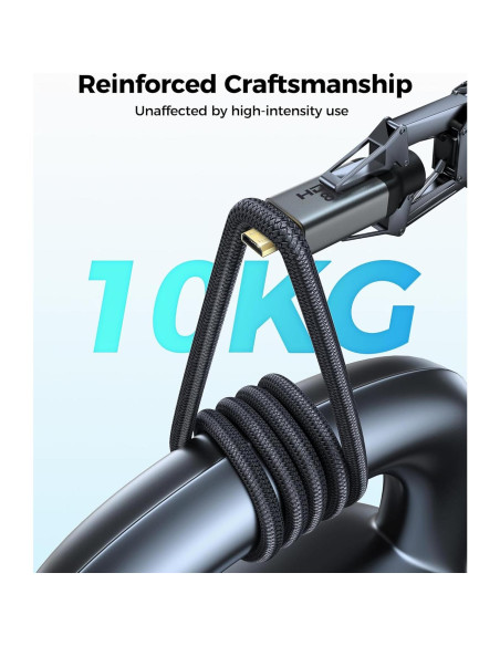 Cable Micro HDMI a HDMI Silkland 8K 0.30m 48Gbps HDR Compatible