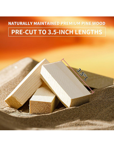 Leña Mini Secada al Horno HuoYmut 8.9 cm 1.81 kg para Fogatas