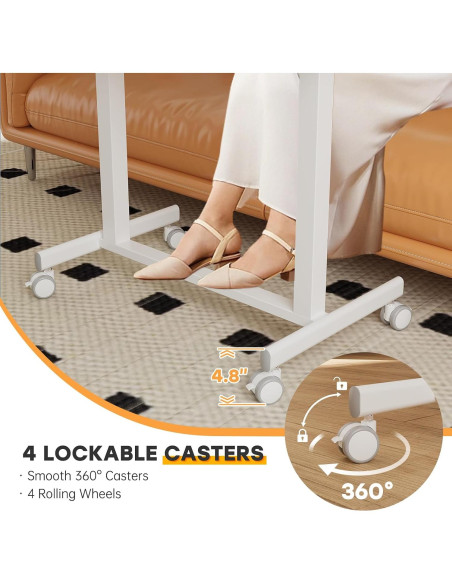 Escritorio de Pie Móvil JOY worker JW-FC101-W Ajustable 35"