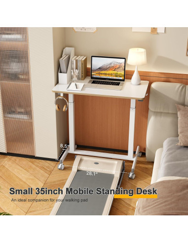 Escritorio de Pie Móvil JOY worker JW-FC101-W Ajustable 35"