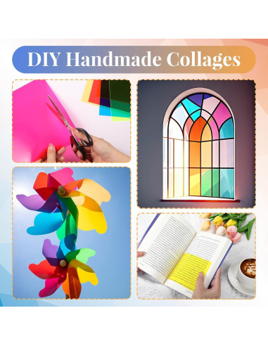 Filtros de Gel de Color Barydat 12 Pcs 29.7x21 cm PVC