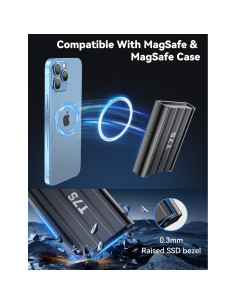 Funda Magnética para SSD Samsung T7 Shield - Negro 2