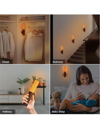 2 Pack Luces Nocturnas LED Koopala con Sensor de Movimiento