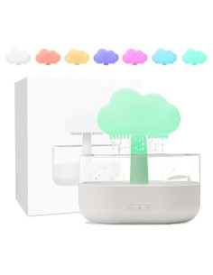 Humidificador de Nubes de Lluvia Rican 200ml Luz Nocturna