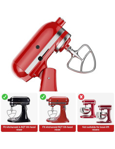 Batidor de Borde Flexible Gvode Acero Inoxidable 4.5-5Qt 2