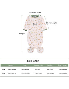 Conjunto de Pijama Anudado Miracle Baby 3-6 meses Unisex 2