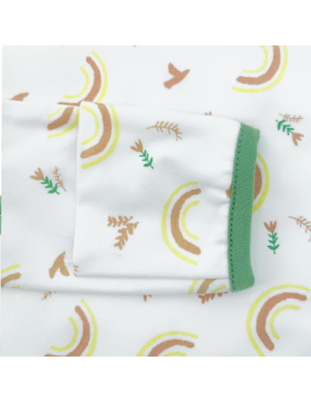 Conjunto de Pijama Anudado Miracle Baby 3-6 meses Unisex