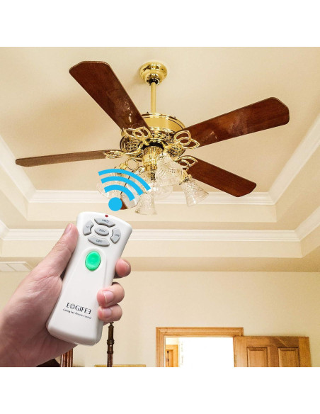 Control Remoto Ventilador de Techo Eogifee UC7080T 3 Velocidades