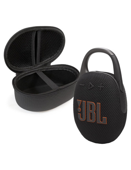 Altavoz Bluetooth JBL Clip 5 Negro con Estuche Protector