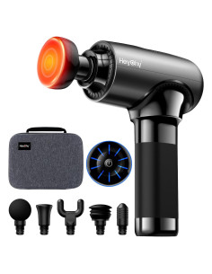 Pistola de Masaje HeyChy V2-H con Calor y 6 Accesorios