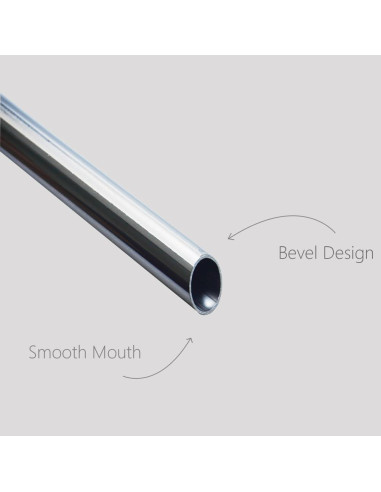 Popotes de Metal Reutilizables Dreamfocus 6-Pack para Taza 32 oz