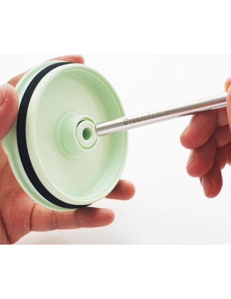 Popotes de Metal Reutilizables Dreamfocus 6-Pack para Taza 32 oz