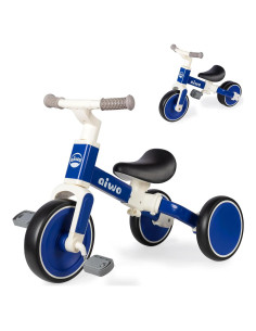 Triciclo 4 en 1 Aiwo para Niños 1-3 Años - Bicicleta Equilibrio