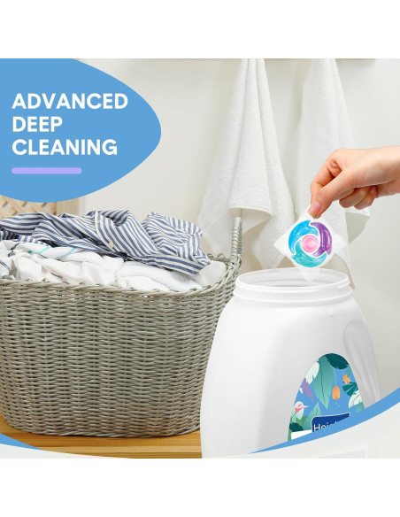 Cápsulas de Detergente para Ropa Heigble 200 Unidades 4 en 1