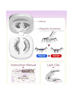 Pestañas Magnéticas BEYELIAN CS02, Suaves y Reutilizables 2