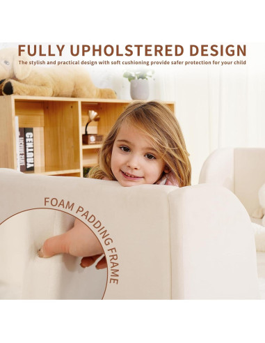 Cama para Niños DoCred - Estructura Baja con Barandillas - 142x80 cm