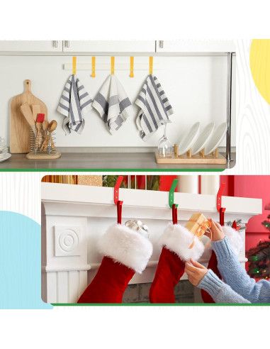 Paquete de 12 ganchos de pared de madera Colingmill 15.5x2.5cm