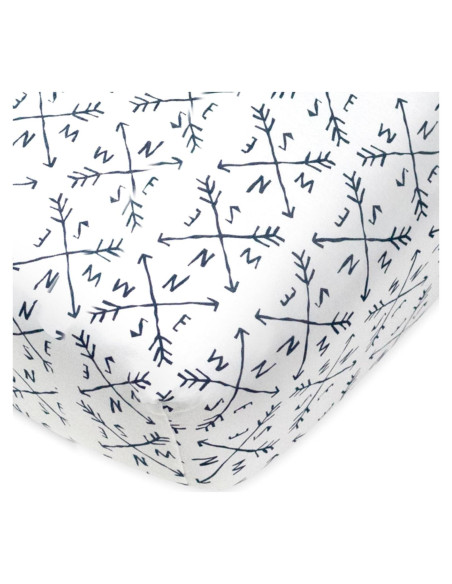 Juego de Sábanas Ajustadas para Cuna HonestBaby 100% Algodón Orgánico Rosa Claro