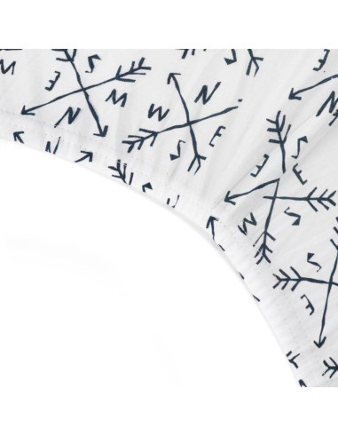 Juego de Sábanas Ajustadas para Cuna HonestBaby 100% Algodón Orgánico Rosa Claro