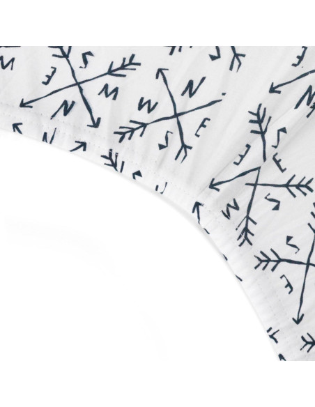 Juego de Sábanas Ajustadas para Cuna HonestBaby 100% Algodón Orgánico Rosa Claro