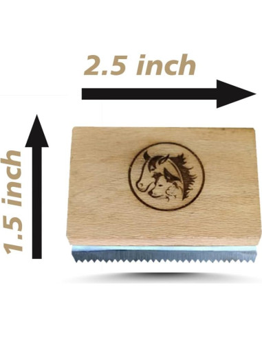 Cepillo Deshedding I.N PREMIUM para Gatos y Perros - 6.35 cm