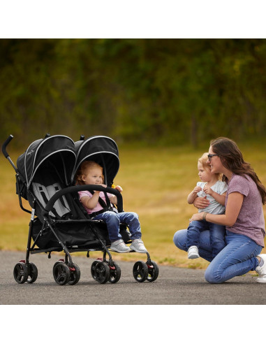 Carrito de Paraguas Doble Volgo Twin Dream On Me Negro