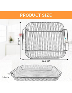 Cesta de Reemplazo para Freidora de Aire Emeril Lagasse 31.75x25.91cm 2