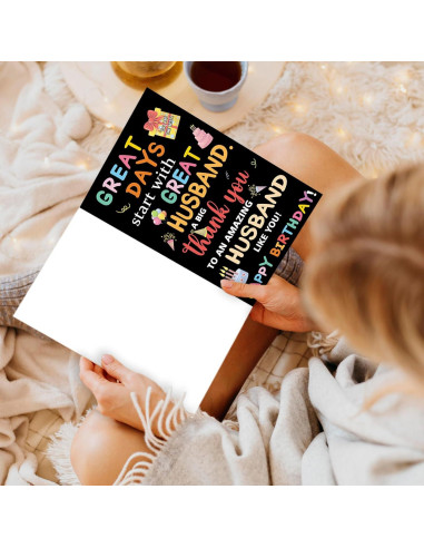 Tarjeta de Cumpleaños Divertida Esposo ICOOLYI 13.5x20.5cm