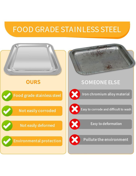 Bandeja de Freidora de Aire Emeril Lagasse 25QT Acero 29.2x17cm