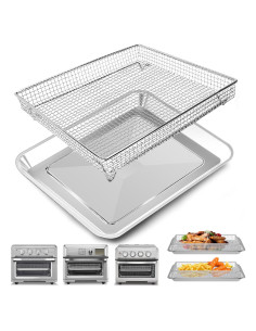 Cesta de Acero para Freidora de Aire Cuisinart TOA-60/65/70 31x27.9 cm