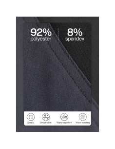 Pantalones Cortos de Ciclismo BERGRISAR Hombre Ajuste Suelto 6 Bolsillos 2