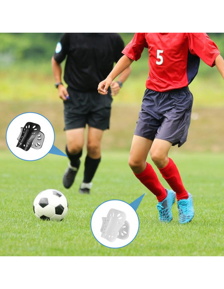 Espinilleras de Fútbol COMNICO 2 Pares Ligeras Transpirables