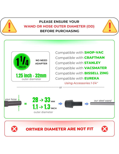 Cepillo de Suelo GHAMADE con Varilla de Extensión 99 cm