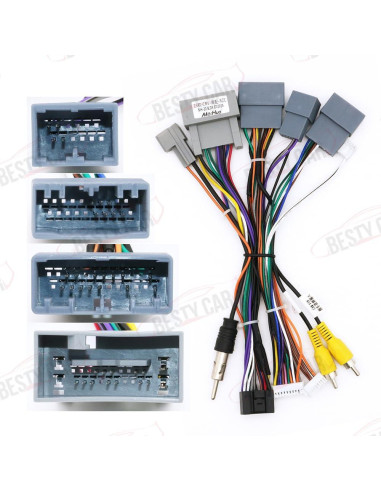Arnés de Cableado 16 Pines Bestycar para Honda CRV 2012-2016